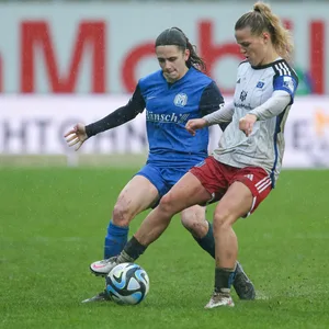 Hamburgs Amelie Woelki hatte gegen Meppens Marie Bleil das Nachsehen.