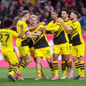 Jubel der Spieler von Borussia Dortmund