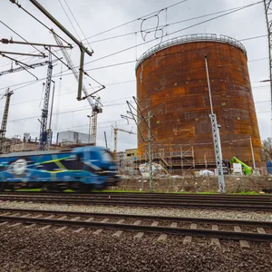 Wärmespeicher im Hafen