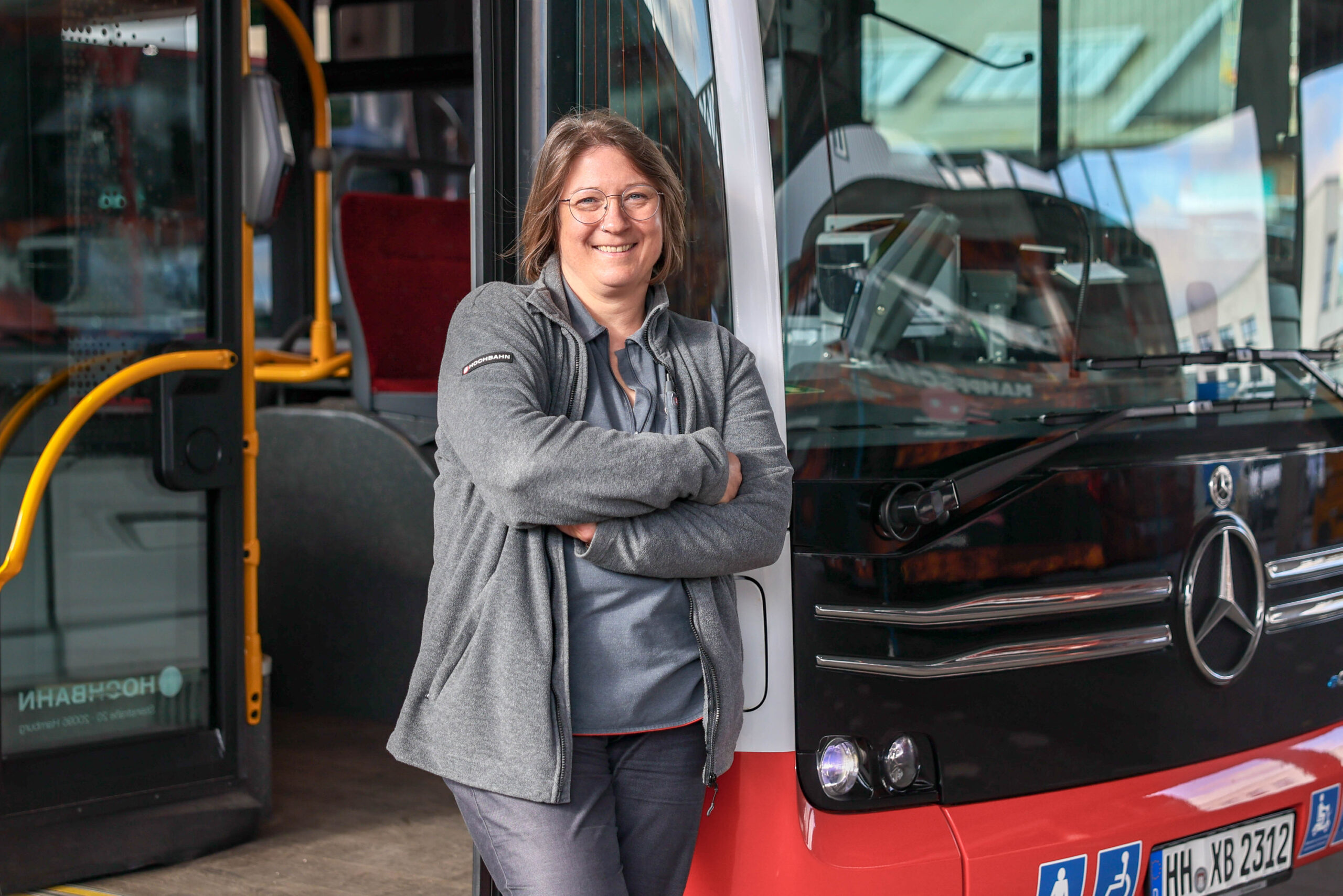 Elisabeth Ulbricht (51) hat sich entschieden, nochmal neu anzufangen und Busfahrerin zu werden.