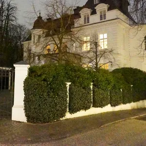 Außenansicht der Villa von Jil Sander in Hamburg