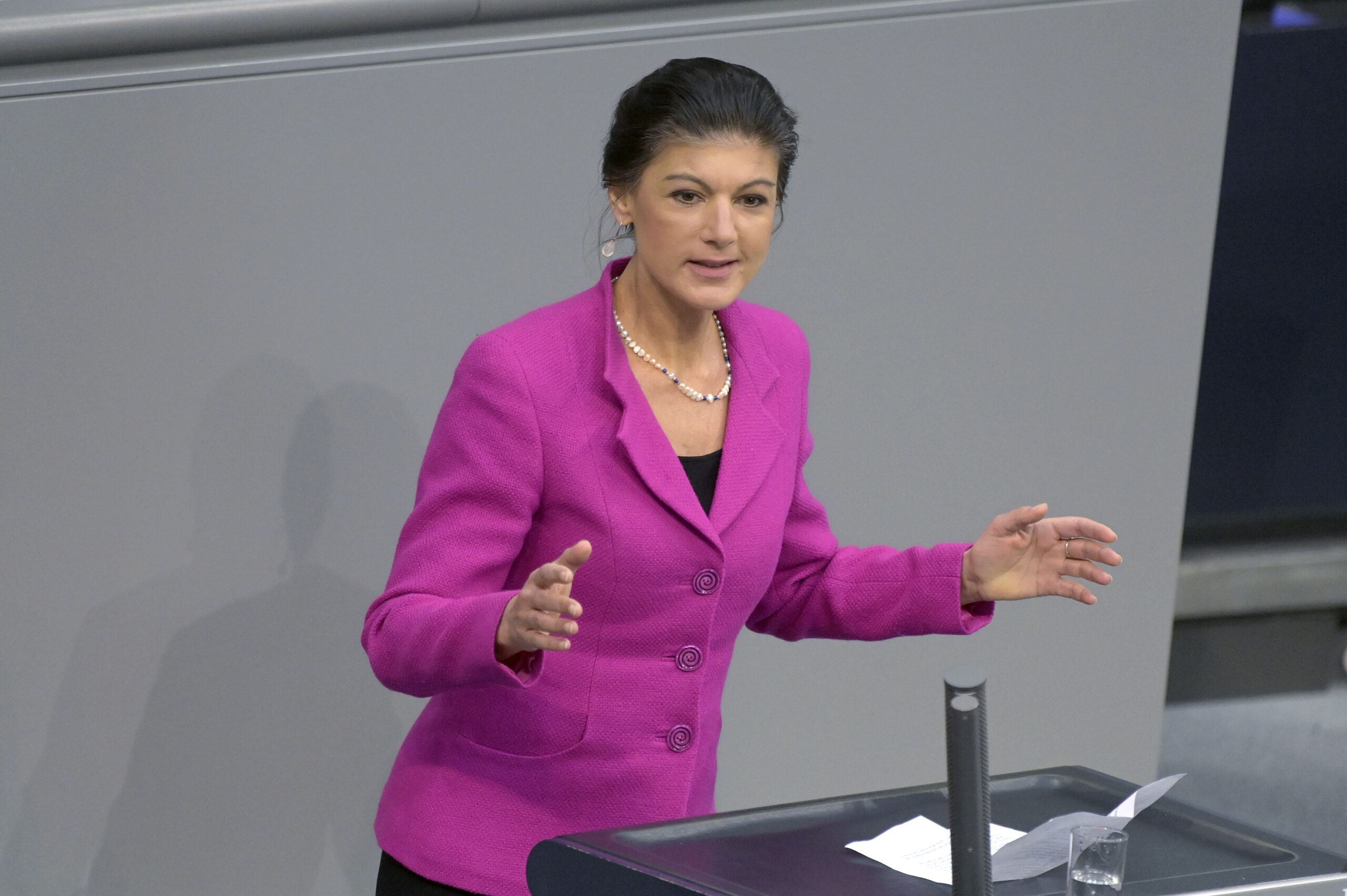 Sahra Wagenknecht im Deutschen Bundestag (Archivbild).
