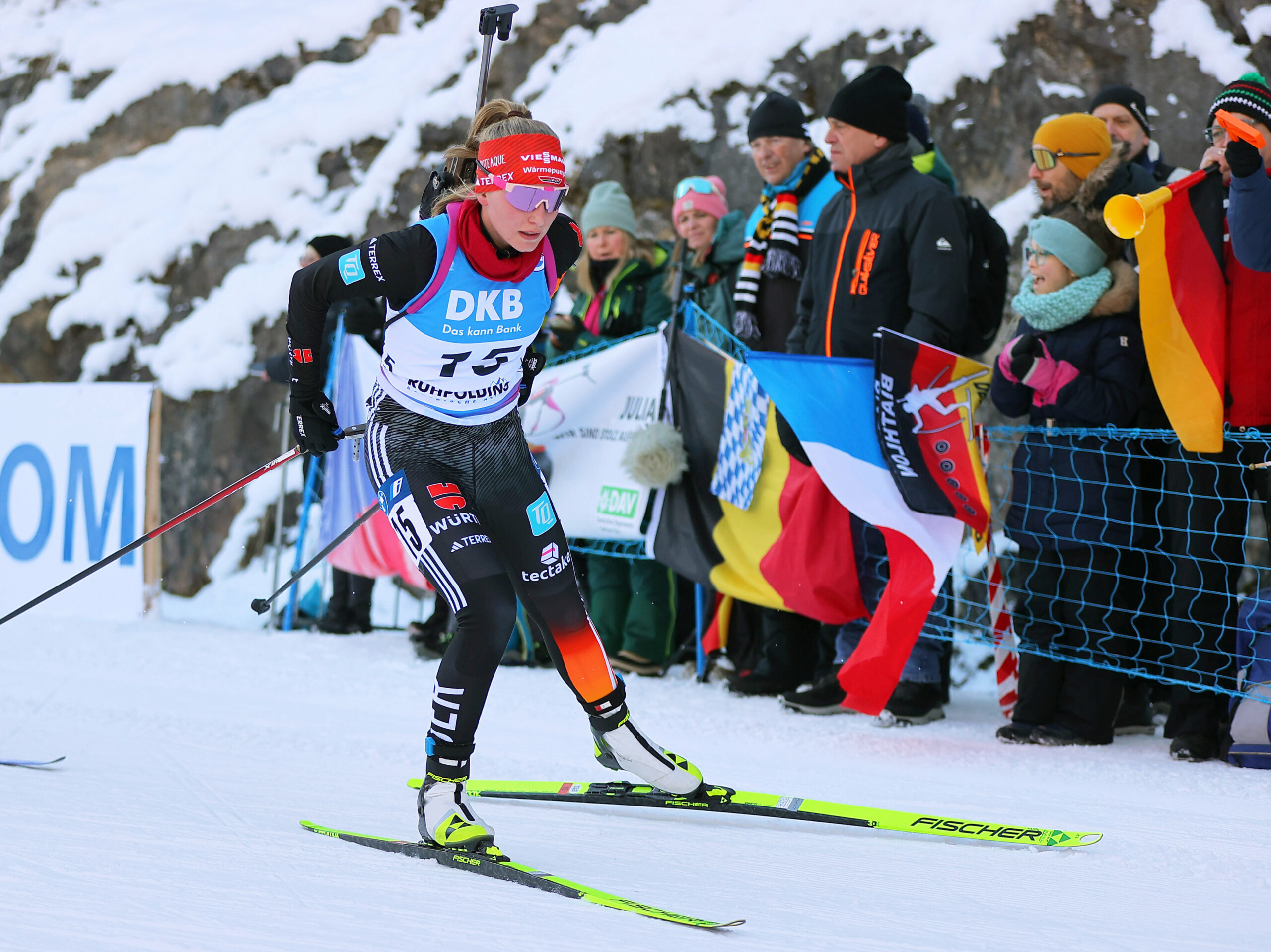 Julia Tannheimer beim Biathlon