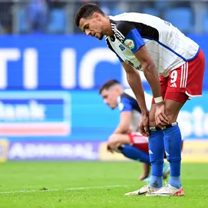 Robert Glatzel ist frustriert