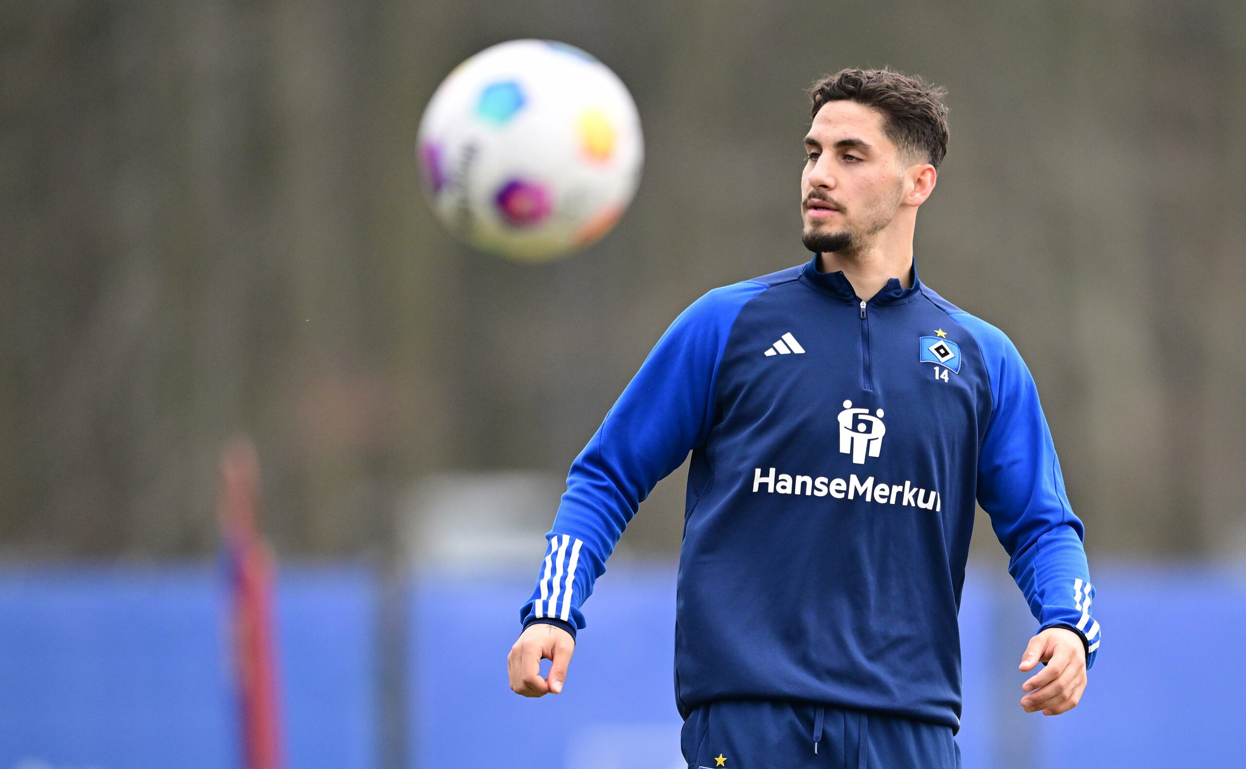 Ludovit Reis im HSV-Training