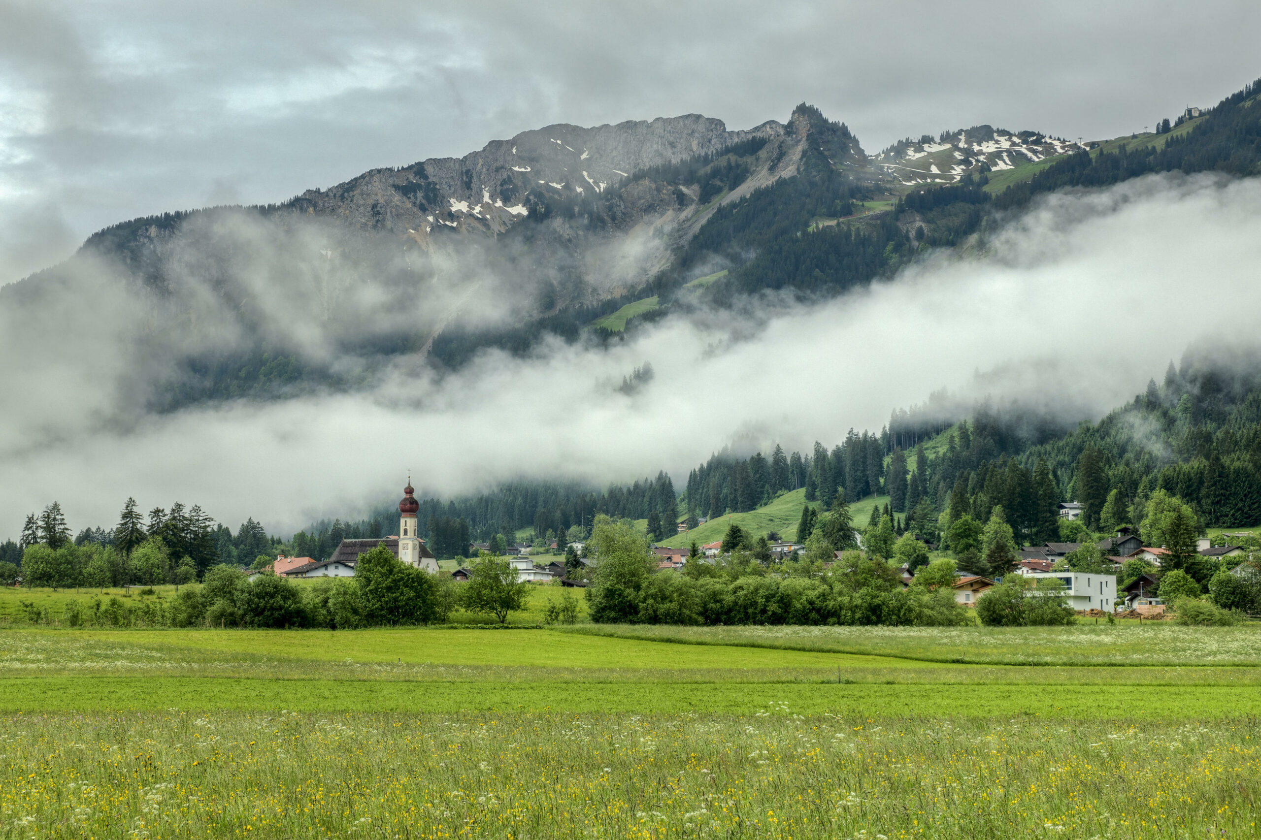 Alpen Wängle Dorf