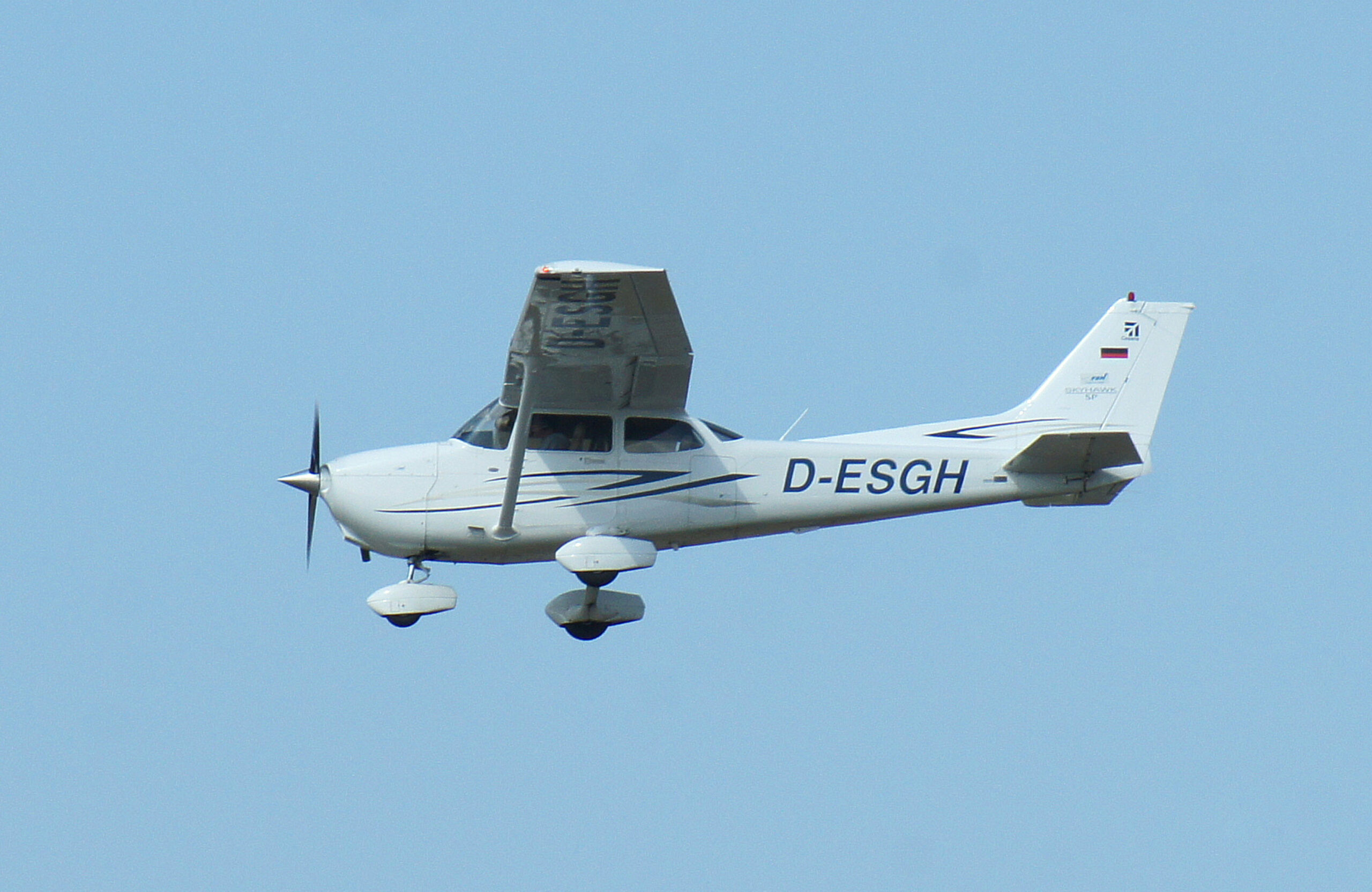 Eine Cessna 172: der meistgebaute Flugzeugtyp der Welt