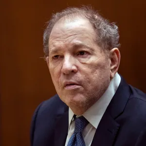 Der verurteilte Sexualstraftäter und ehemalige Filmproduzent Harvey Weinstein bei einer gerichtlichen Anhörung im Oktober 2022.