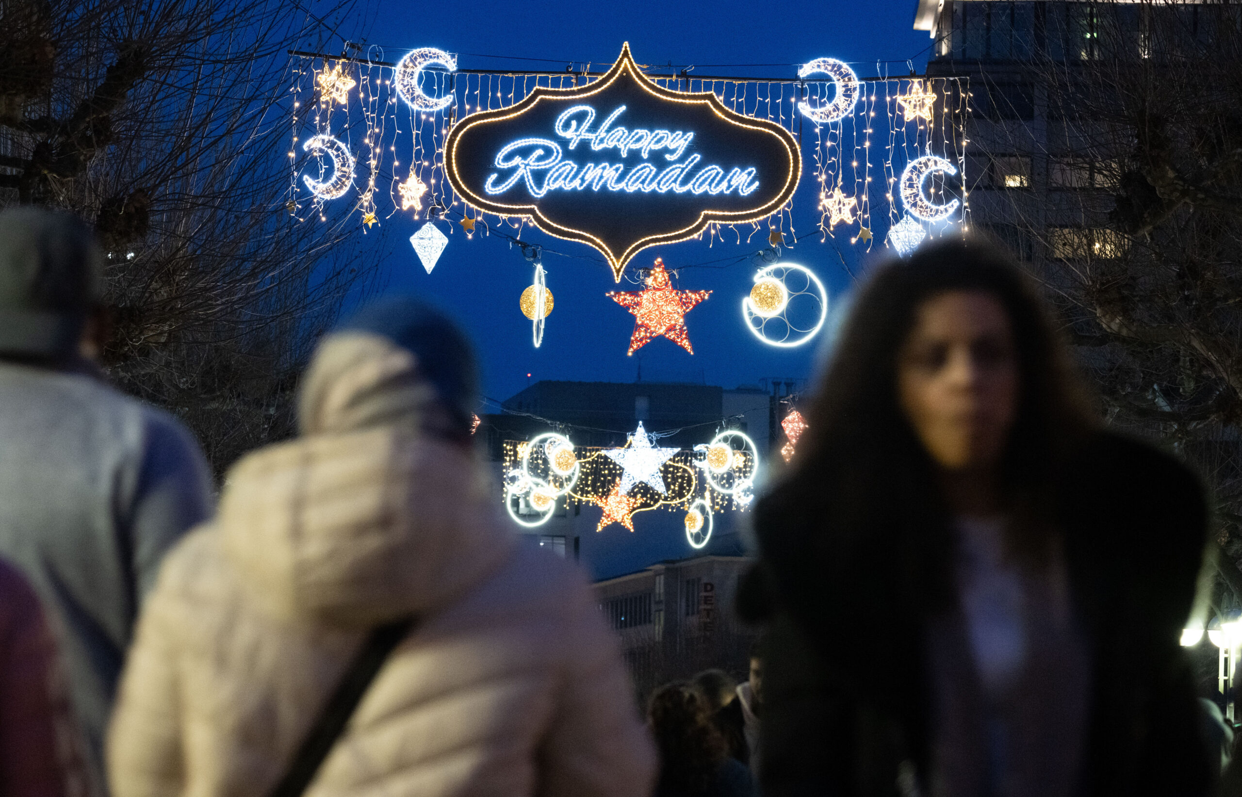 Ramadan-Beleuchtung in Frankfurt