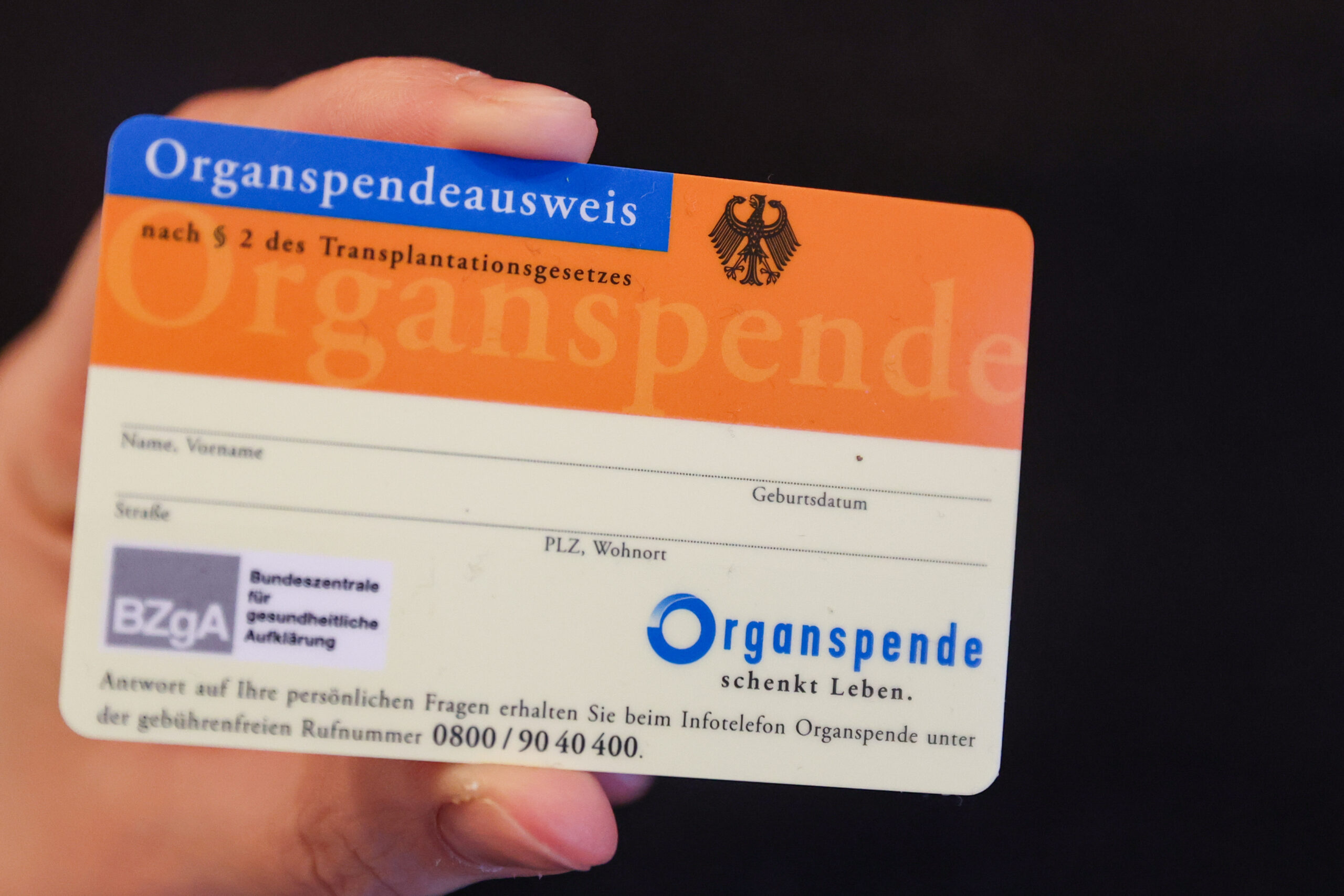 Organspendeausweis