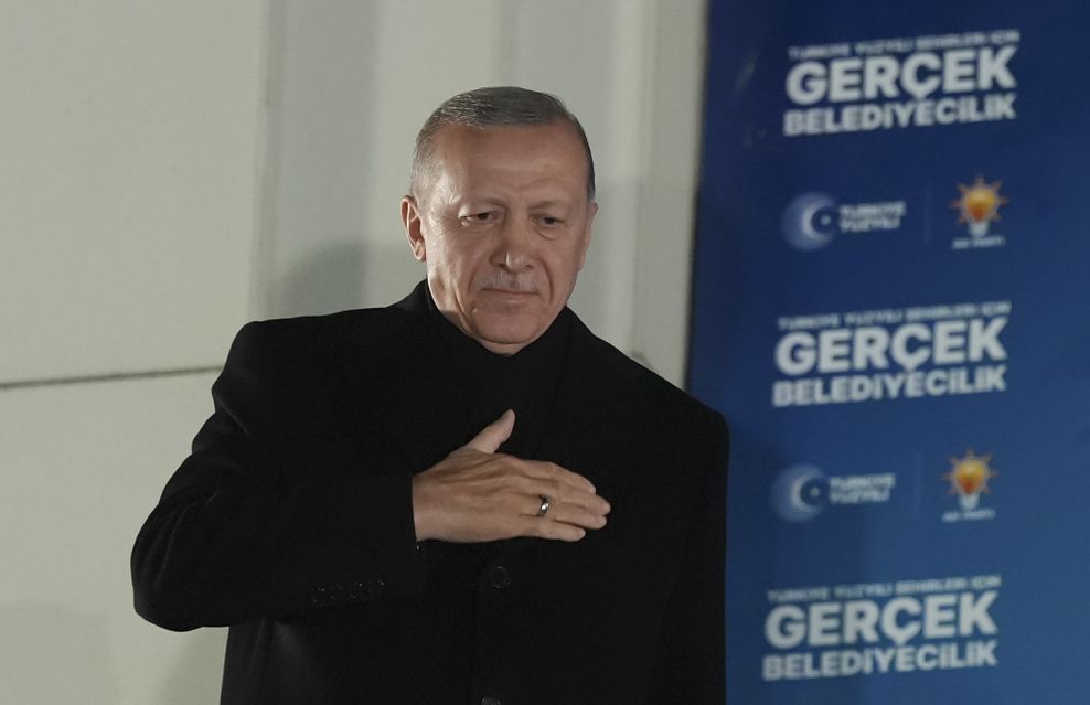 Erdogan in Ankara