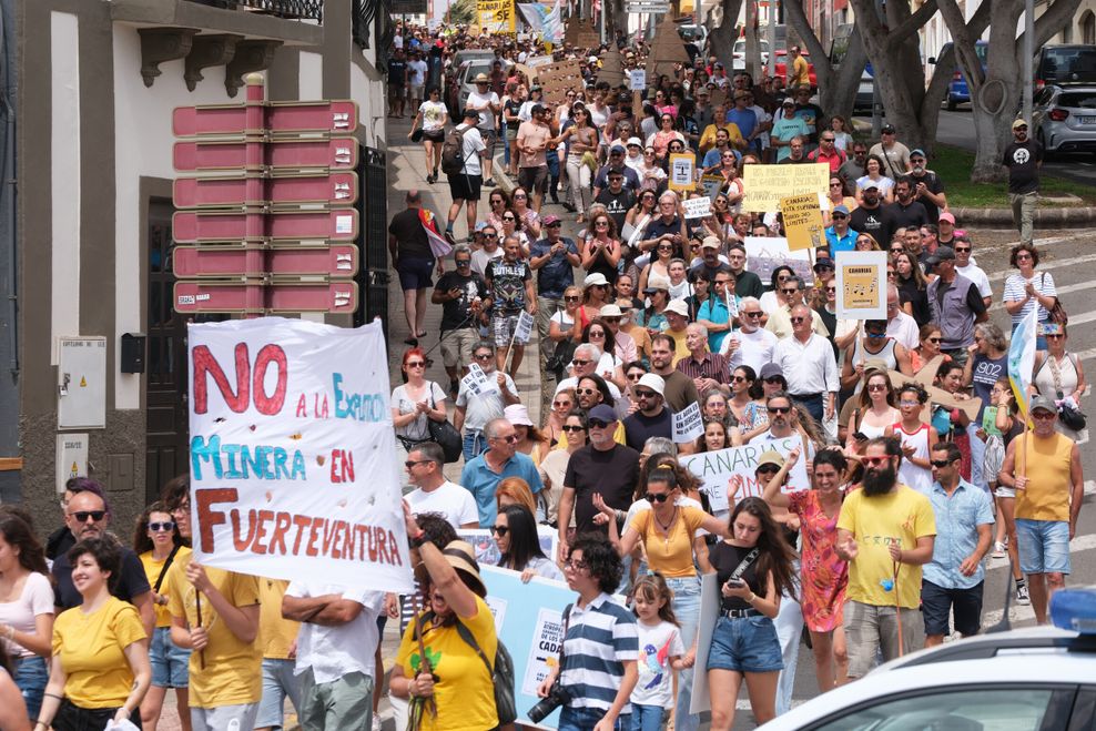 „Die Kanaren haben eine Grenze“, war das Motto der Proteste.