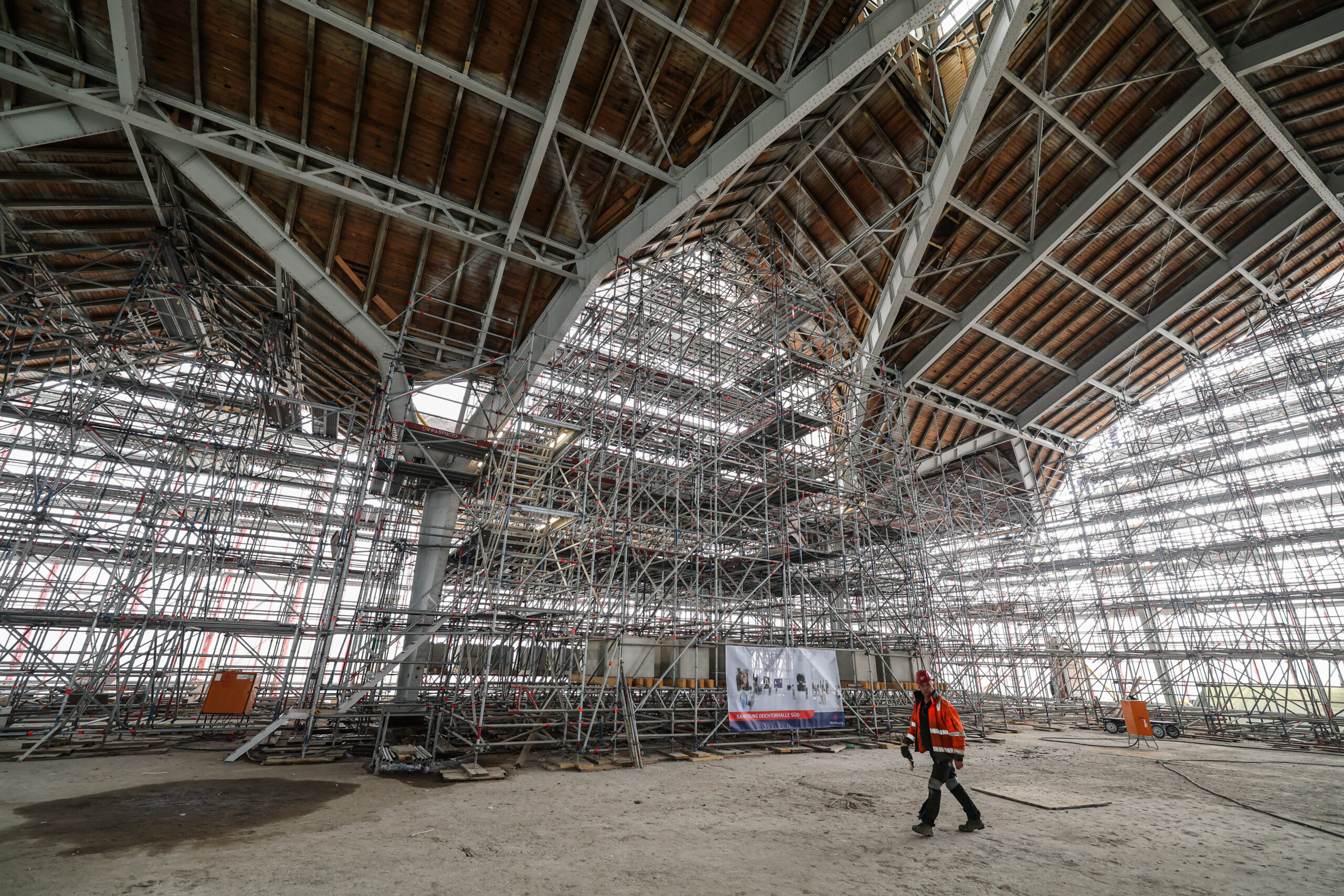 Baustelle in den Deichtorhallen