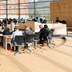Kiel: Abgeordnete sitzen im Schleswig-Holsteinischen Landtag.