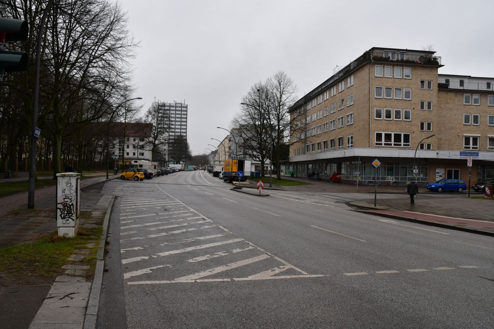 Vor dem Umbau war die Louise-Schroeder-Straße ein graues Elend.