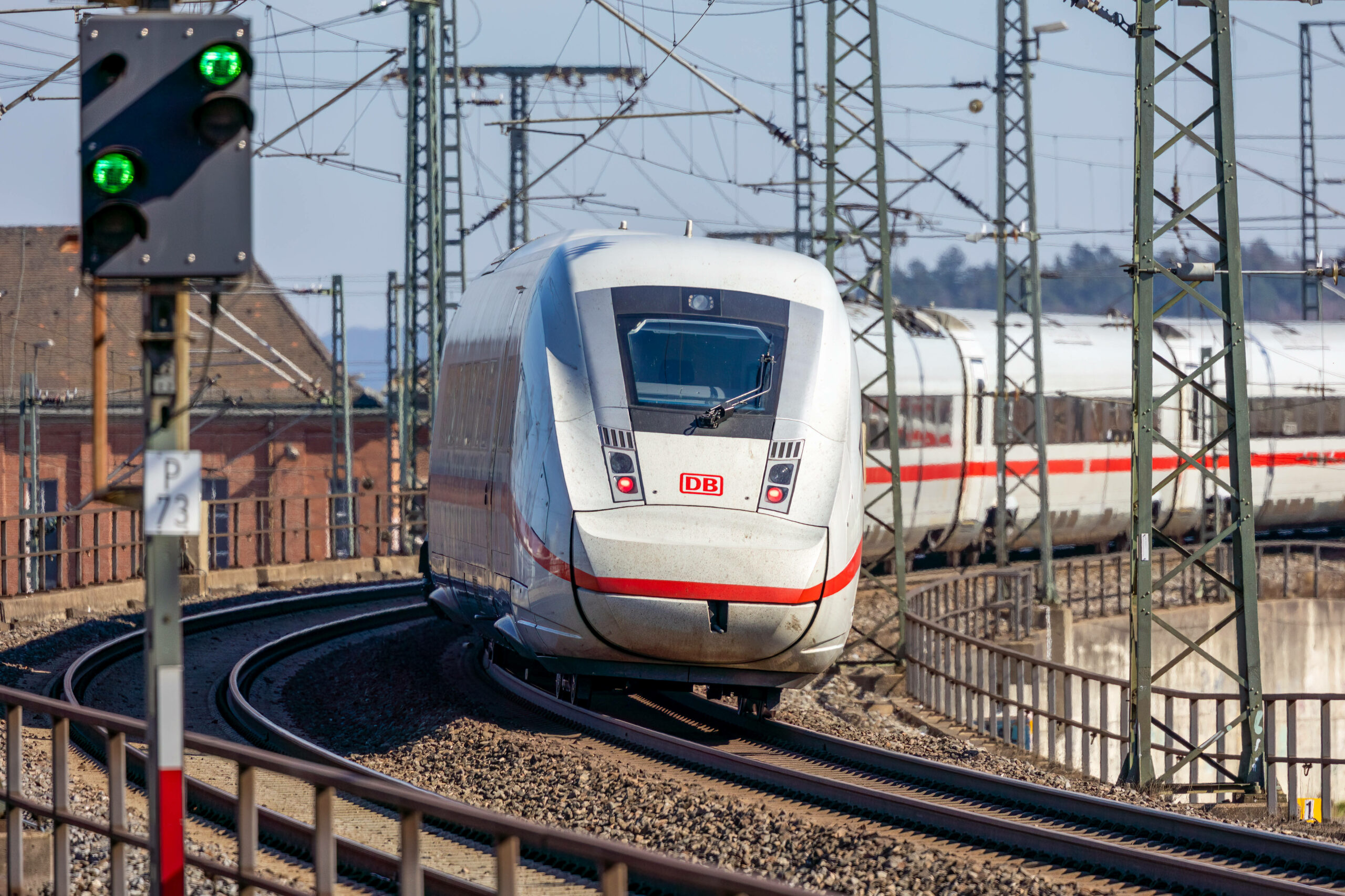 Ein ICE der deutschen Bahn