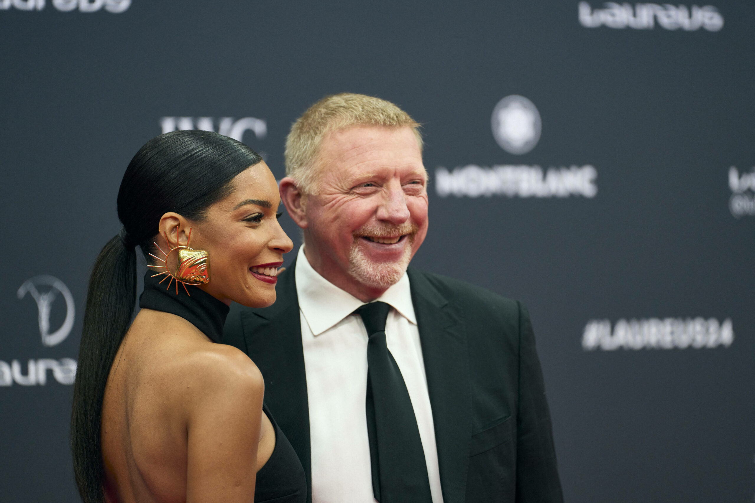 Boris Becker in Begleitung seiner Lilian Monteiro