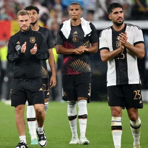 Joshua Kimmich, Malick Thiaw und Emre Can bei einem Länderspiel