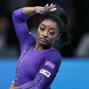 Simone Biles bei einem Wettkampf