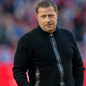Max Eberl beim Spiel gegen Mainz 05