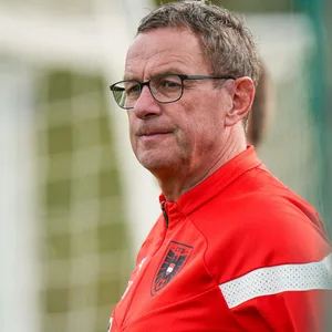 Ralf Rangnick beim Training der österreichischen Nationalmannschaft