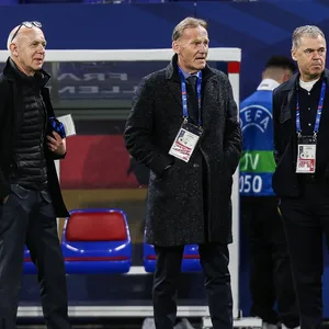 Joachim Watzke neben Bernd Neuendorf und Andreas Rettig