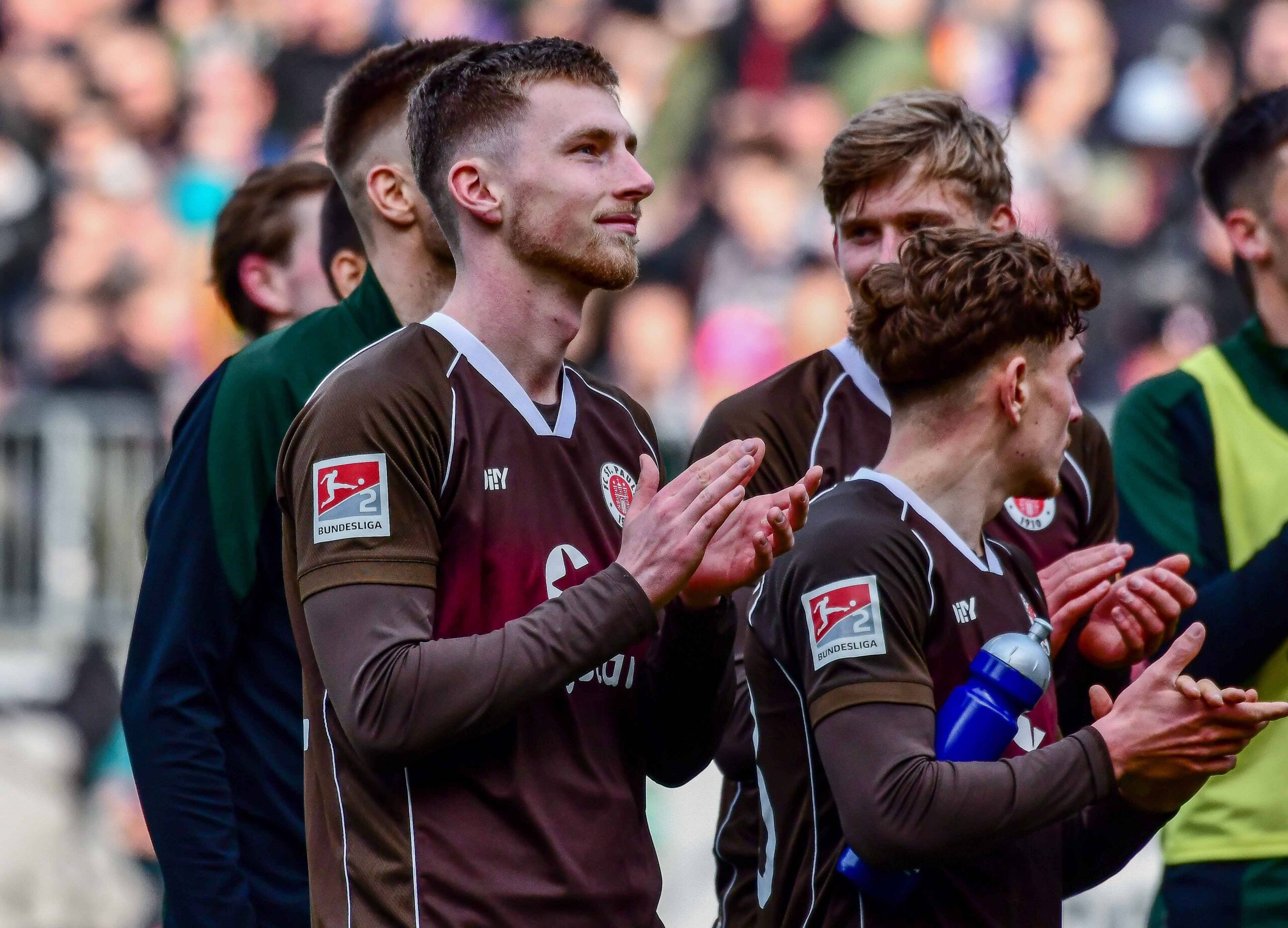 Tjark Scheller nach seinem ersten Profi-Einsatz gegen Hertha