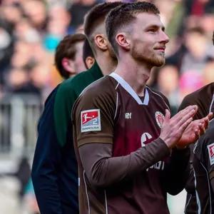 Tjark Scheller nach seinem ersten Profi-Einsatz gegen Hertha