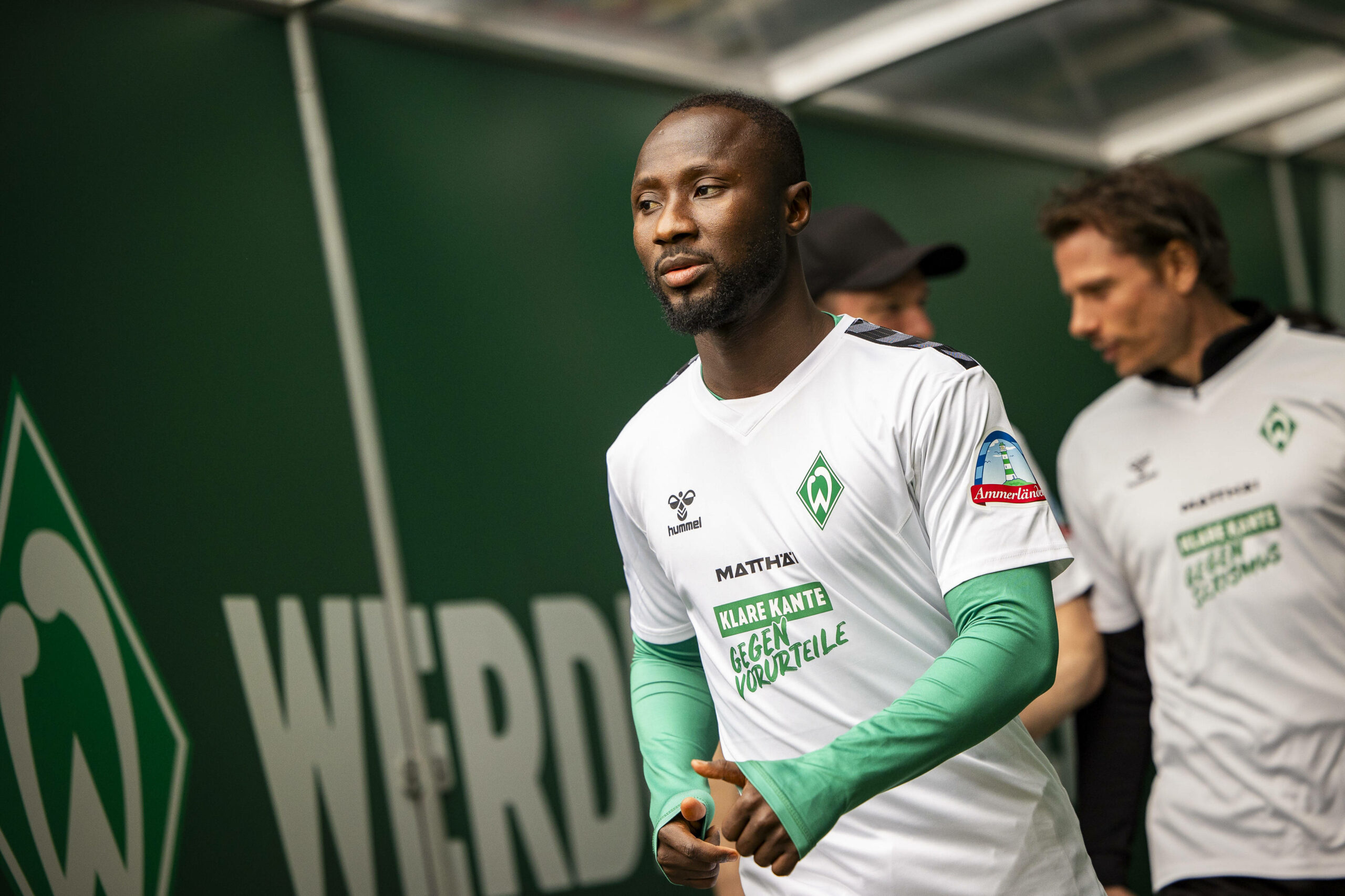 Ein seltenes Bild: Naby Keita im Trikot von Werder Bremen.