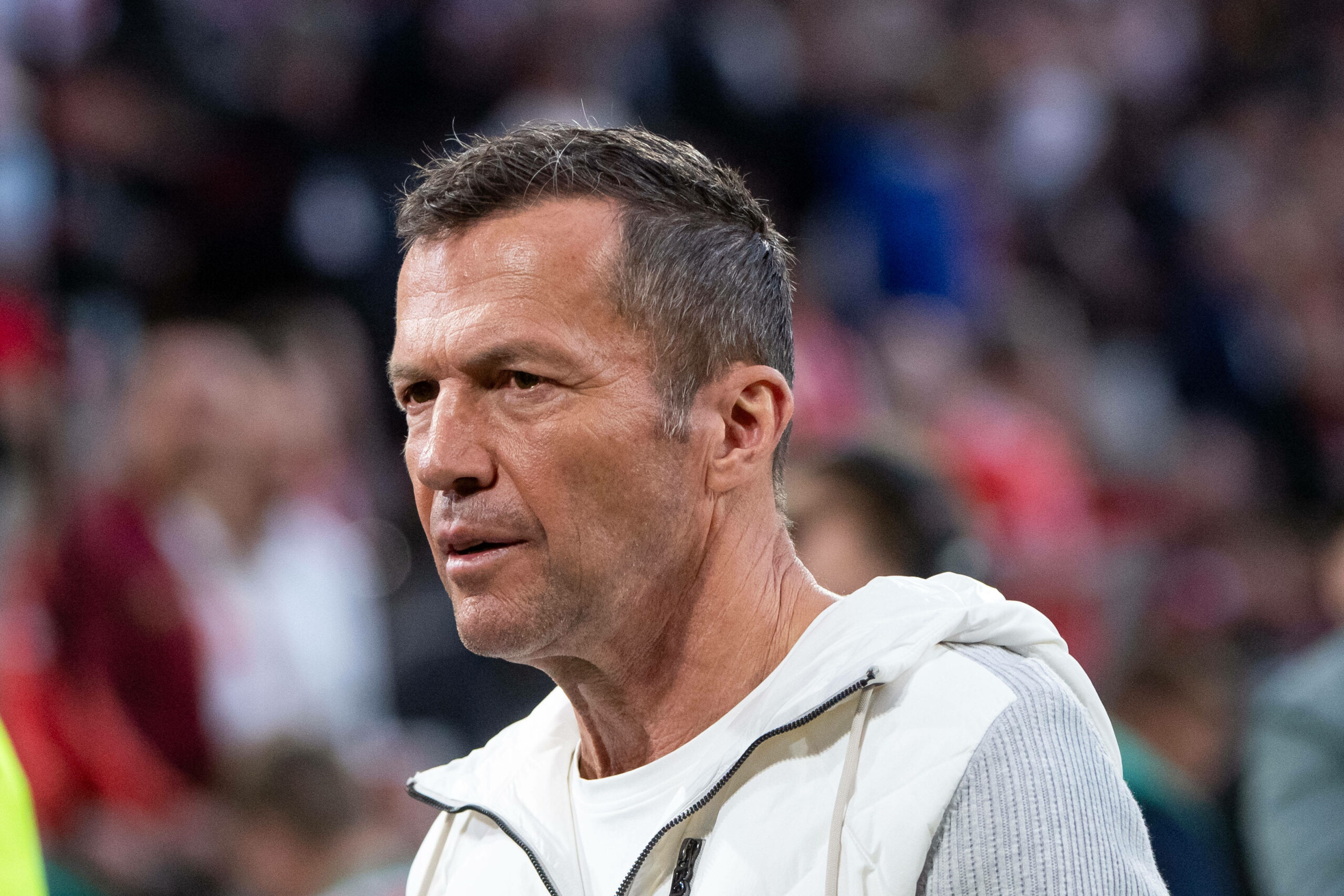 Lothar Matthäus bei seinem Job als TV-Experte.