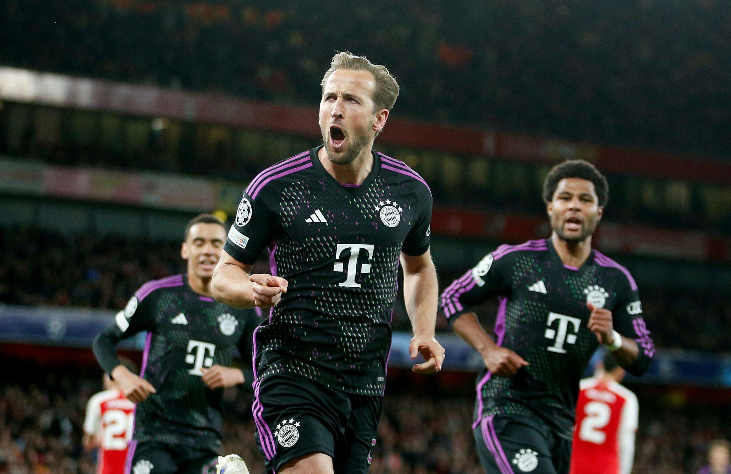 Schöne Rückkehr: Harry Kane bejubelt seinen Treffer zur 2:1-Führung der Bayern.