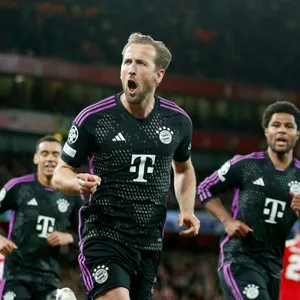Schöne Rückkehr: Harry Kane bejubelt seinen Treffer zur 2:1-Führung der Bayern.