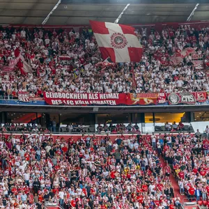 Die Kölner Fans in der Allianz Arena