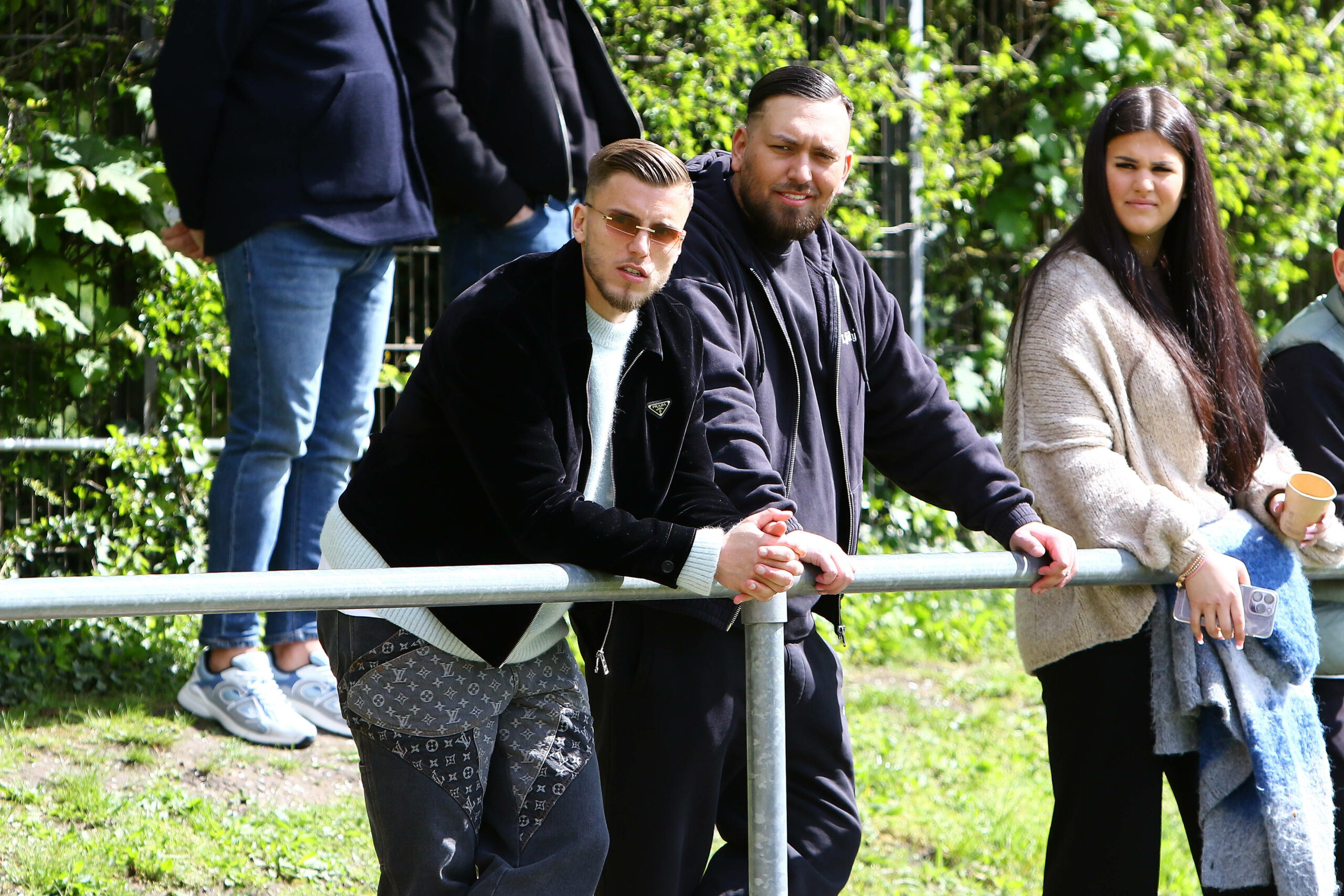 Ermedin Demirovic schaute beim HEBC-Spiel seines Bruders Semir vorbei.