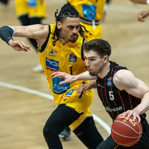 Die Niners Chemnitz im Spiel gegen die Konkurrenz aus Ludwigsburg.