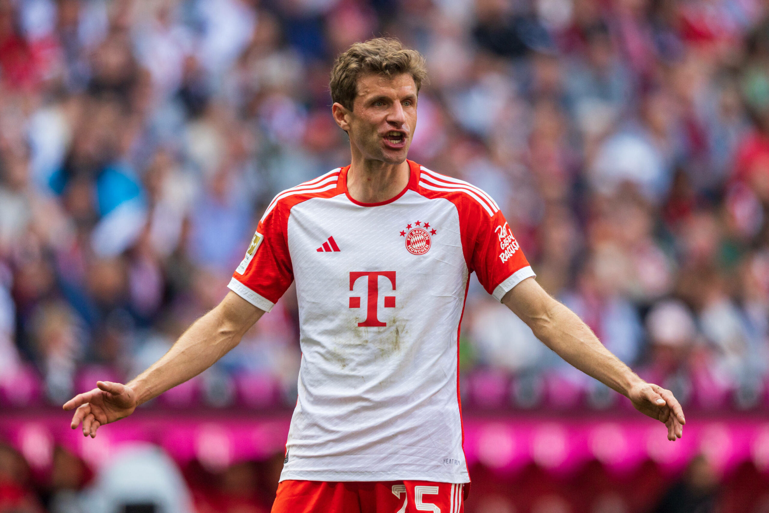 Thomas Müller im Spiel gegen Eintracht Frankfurt