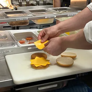 Burger mit Käse