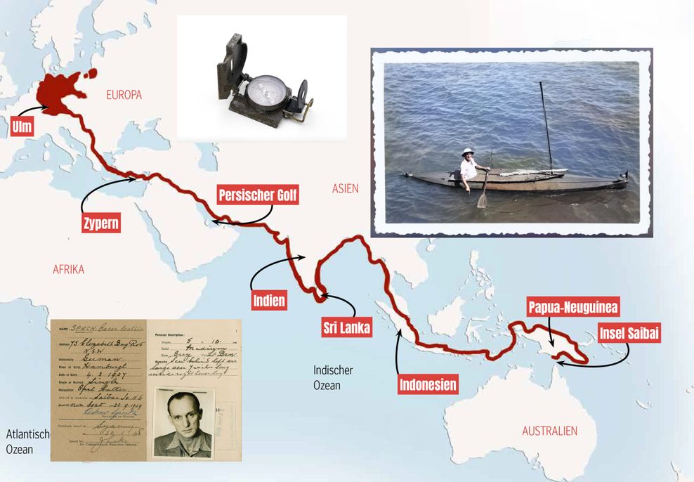 Der Teufelskerl mit dem Faltboot: 50.000 Kilometer paddelt er – bis nach Australien