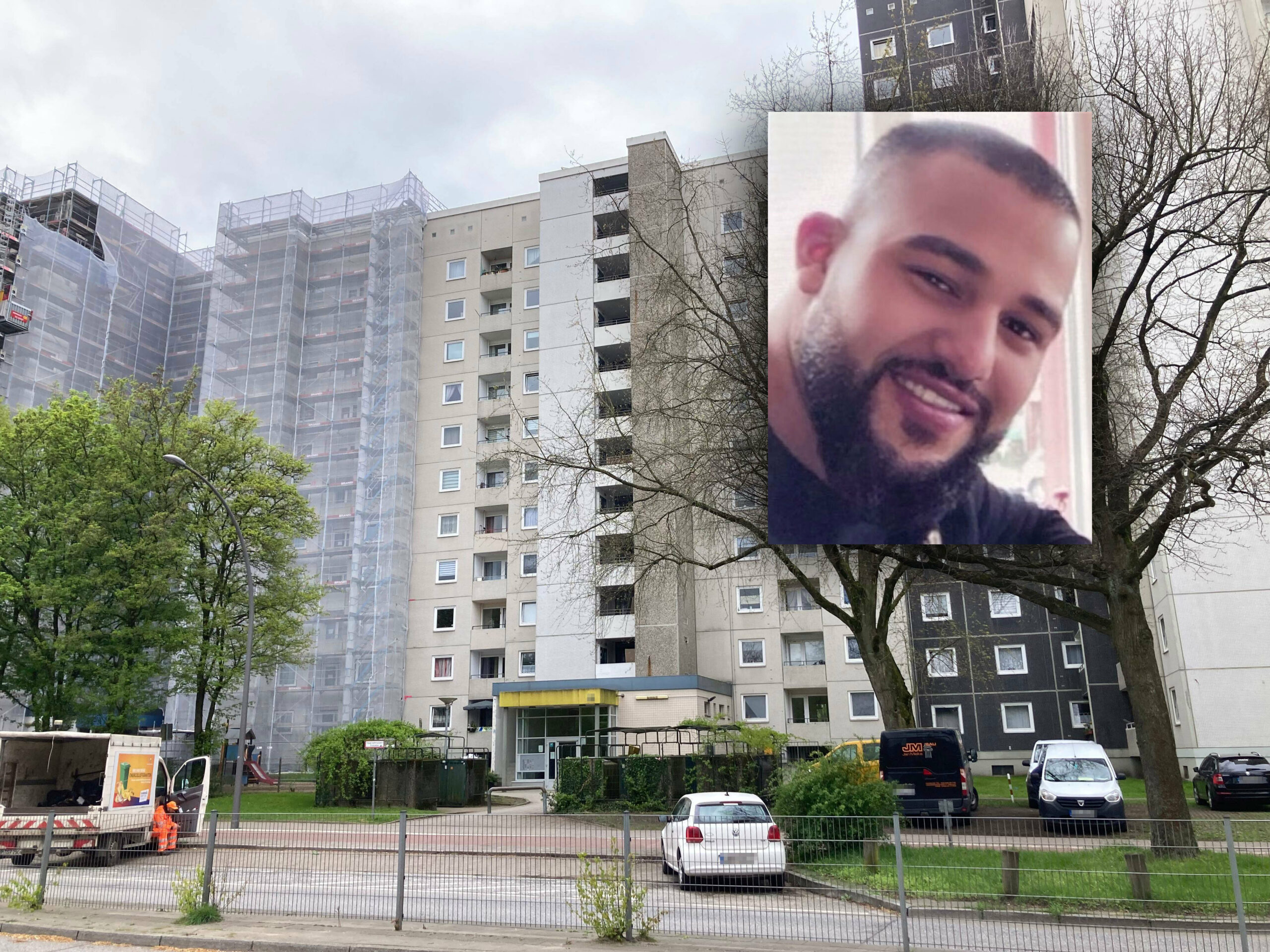 Weltweit wird nach Mansour Ismail gefahndet. In diesem Hochhaus-Bau in Osdorf soll er zuletzt gelebt haben.