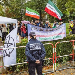 Demonstration gegen das iranische Regime
