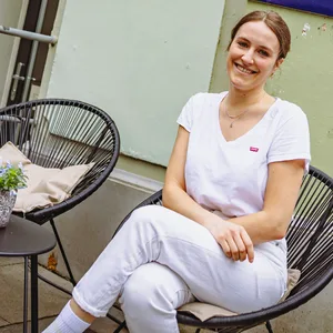 Gilina Hoops (30), vom Geen Café