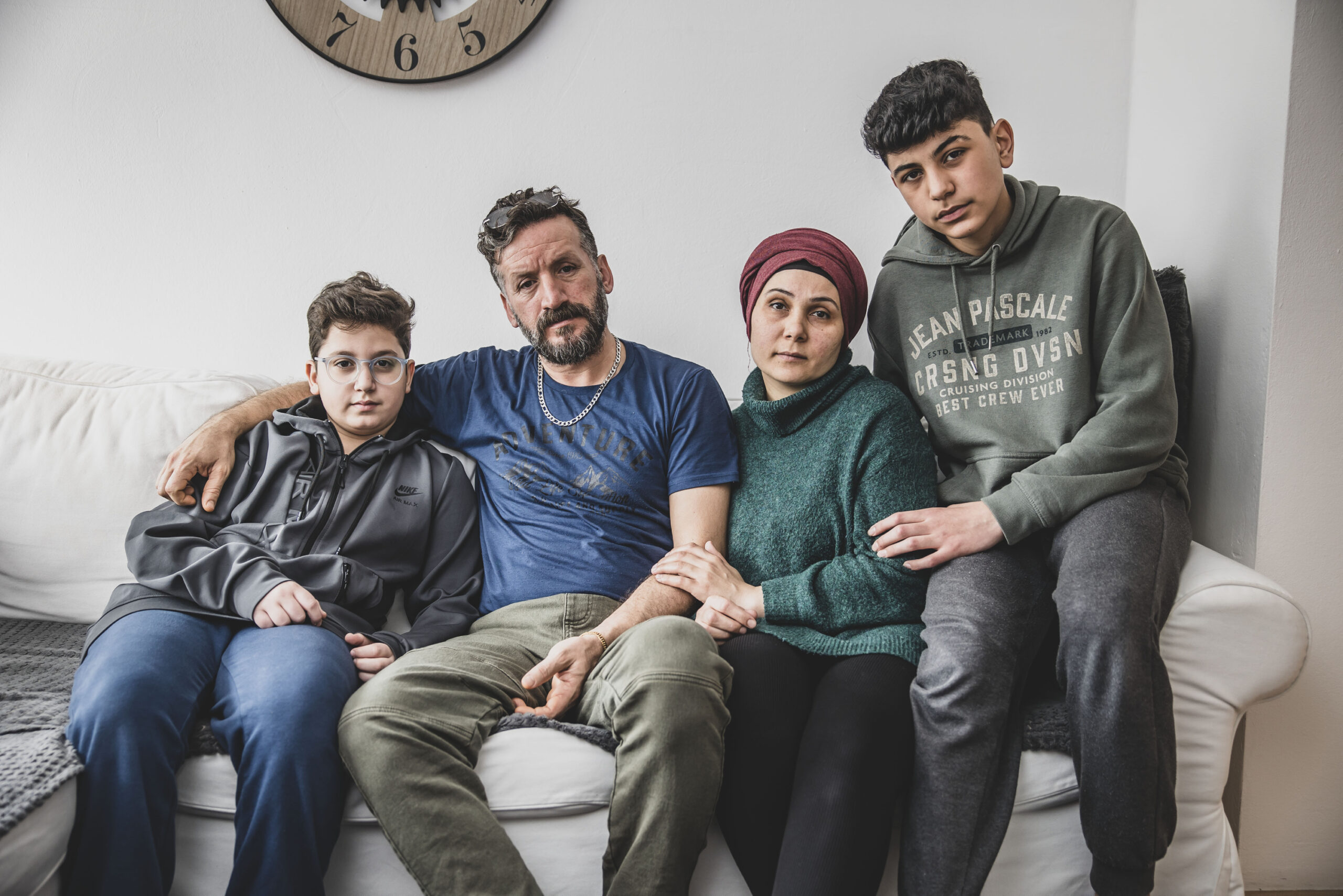 Familie Arol überlebte das Erdbeben in der Türkeii