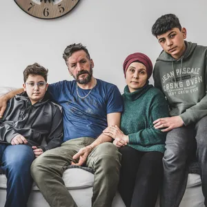 Familie Arol überlebte das Erdbeben in der Türkeii