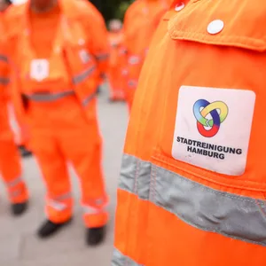 Männer der Stadtreinigung