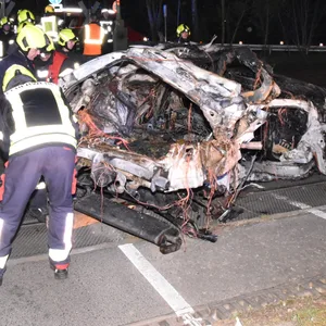 Eine Person kam bei dem Unfall in Brandenburg ums Leben.