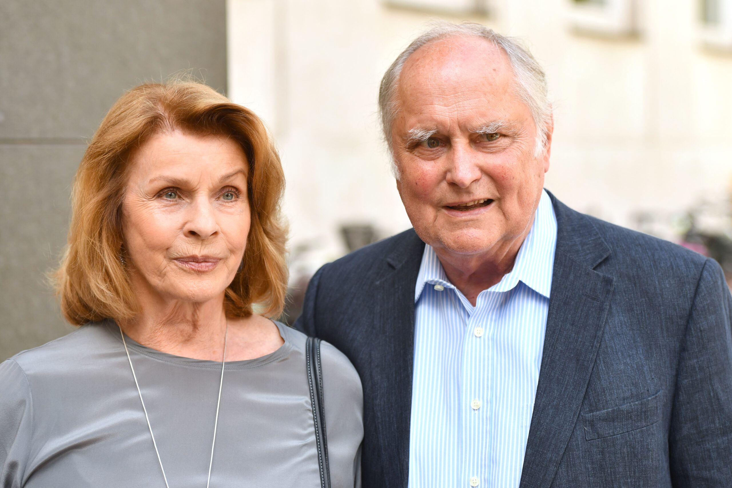 Filmemacher Michael Verhoeven mit Ehefrau Senta Berger 2017 in München.