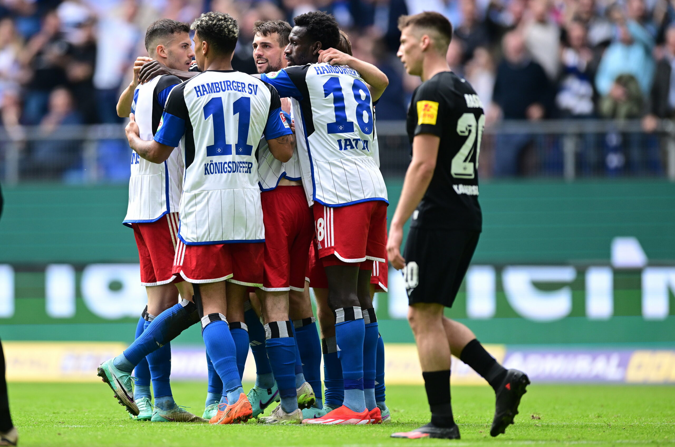 HSV-Jubel gegen Kaiserslautern