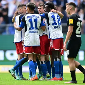 HSV-Jubel gegen Kaiserslautern