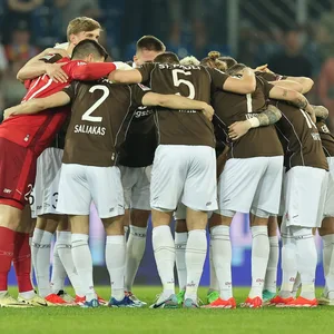 Teamkreis des FC St. Pauli
