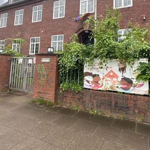 Die Kindertagesstätte SterniPark an der Buxtehuder Straße.